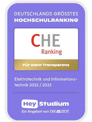 Siegel CHE Ranking Elektrotechnik 2022