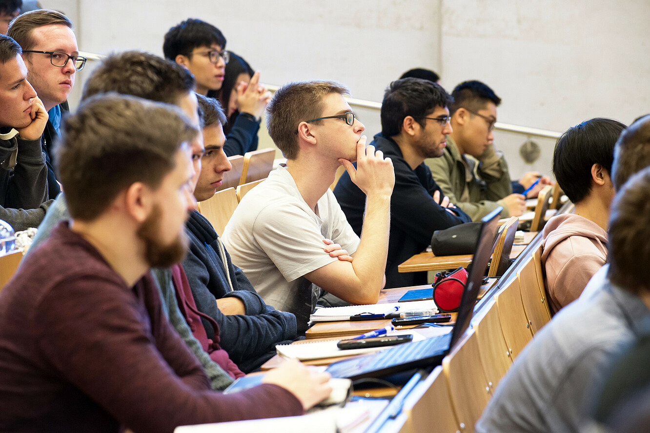 Students in a lecture hall